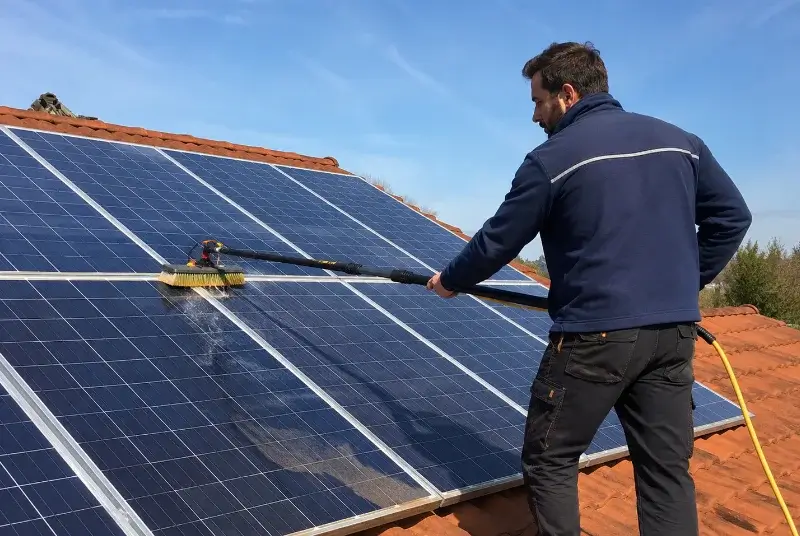 Nettoyage et entretien de panneaux solaires à Melleran
