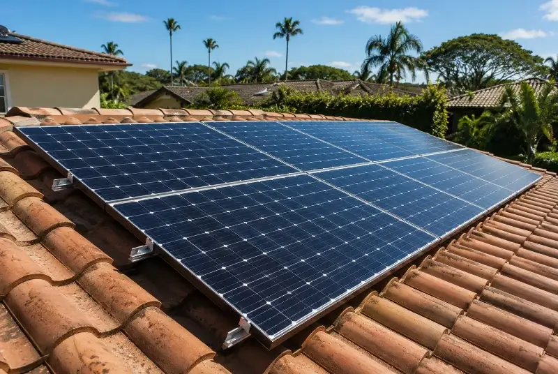 Installation de panneaux solaires à Melleran